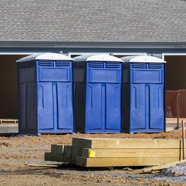 what is the maximum capacity for a single porta potty in University Heights Ohio